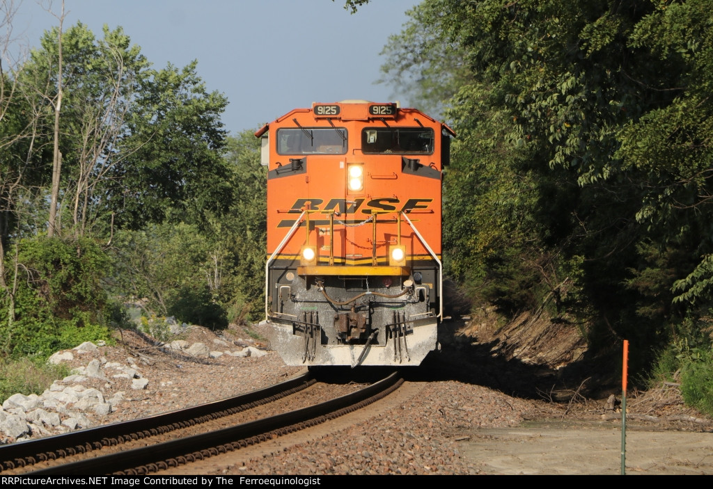 BNSF E Train 9125 West